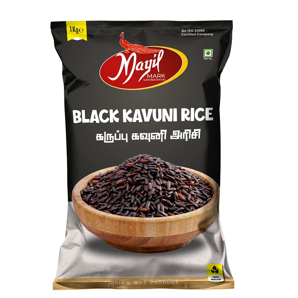 Karuppukavuni Rice — Mayil Mark