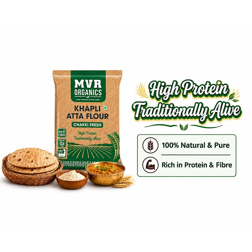 Mayil Mark Khapli Wheat Atta — Mayil Mark