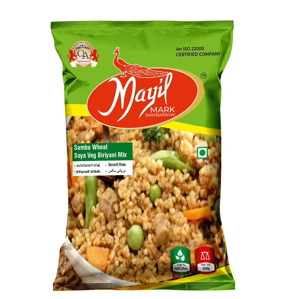 Samba Wheat Soya Biriyani — Mayil Mark